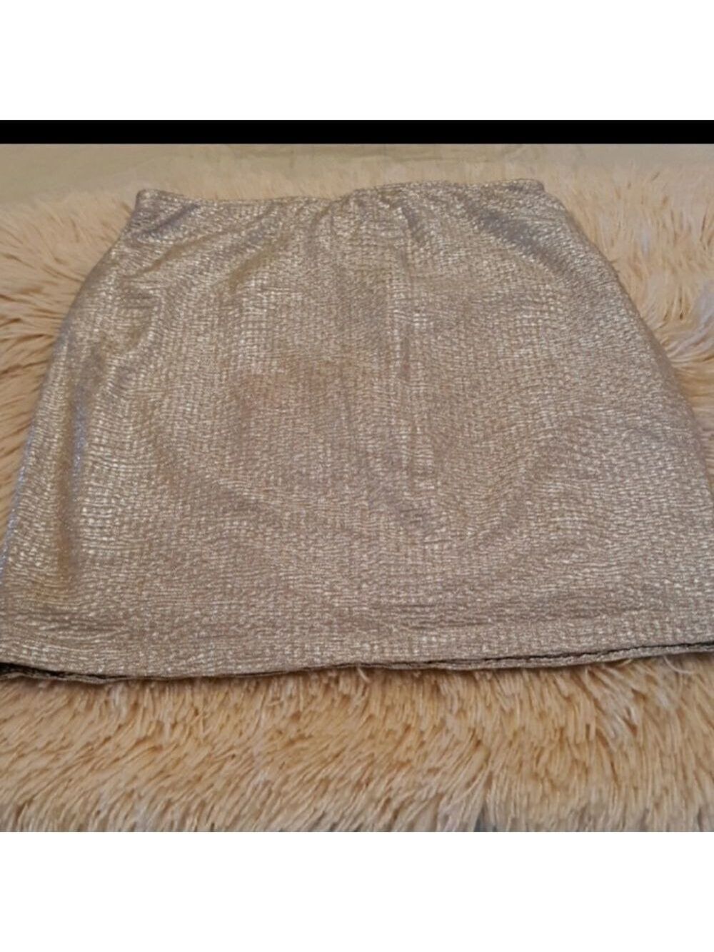 3/$20 or $14 Forever 21  Silvery & Gold Metallic girl skirt SizeS